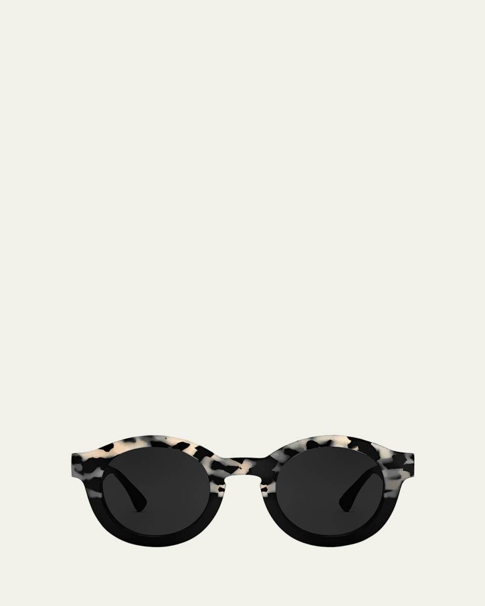 Olympy 258 Two Tone Round Sunglasses